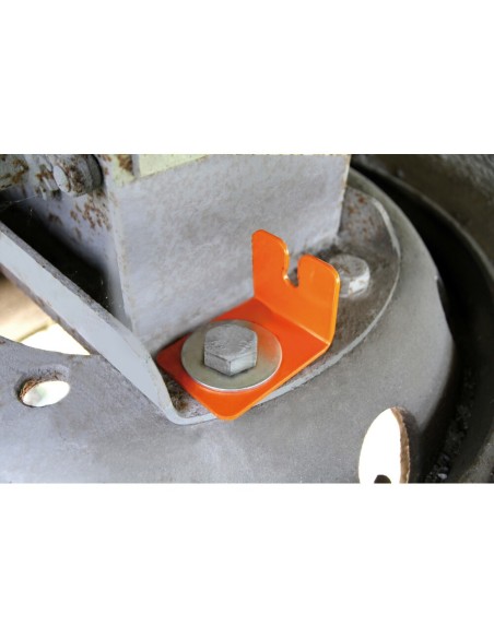 Antifurto meccanico in acciaio per ruota di scorta