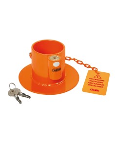 Antifurto meccanico per semirimorchio perno ralla camion