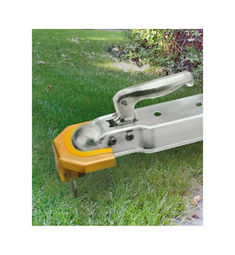 Antifurto per gancio rimorchio e caravan In acciaio con chiave