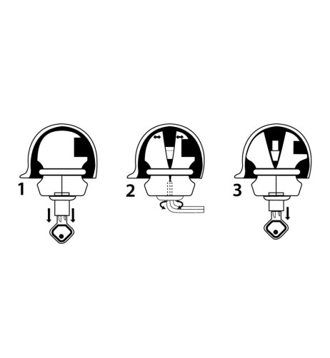 Antifurto per giunto a sfera rimorchio auto