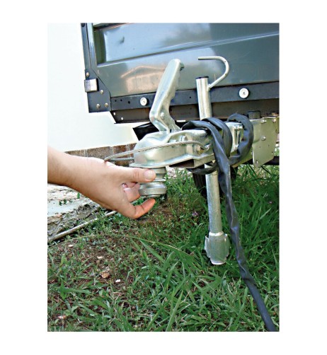 Antifurto per giunto a sfera rimorchio auto