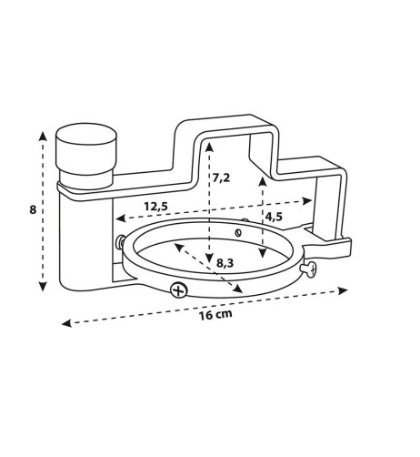 Antifurto tappo serbatoio camion 60 mm