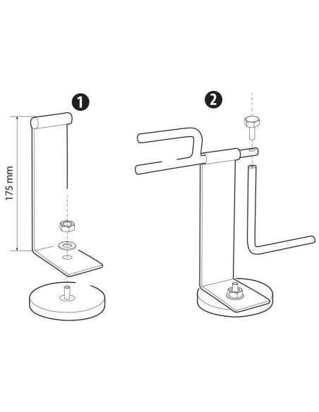 Arrotolatore per cinghie ferma carico base magnetica