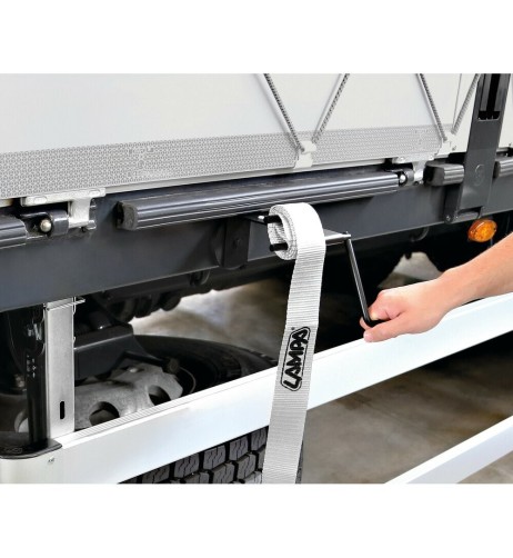 Arrotolatore per cinghie ferma carico base magnetica