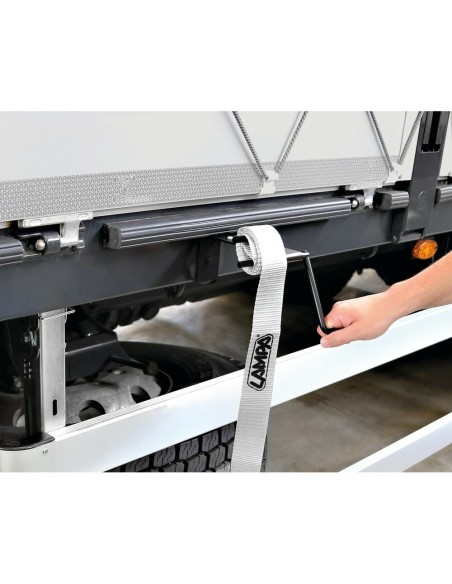 Arrotolatore per cinghie ferma carico base magnetica