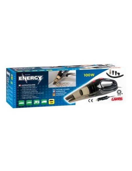 Aspirapolvere presa accendisigari Energy 12V 100W con accessori