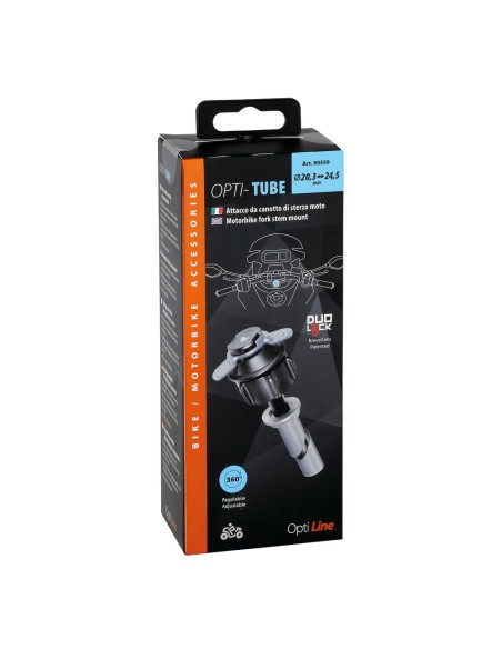 Attacco Opti Tube per canotto di sterzo moto diametro 20 3 24 5mm