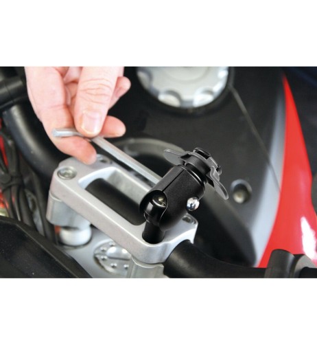 Attacco per custodia smartphone Opti con con vite M8 moto