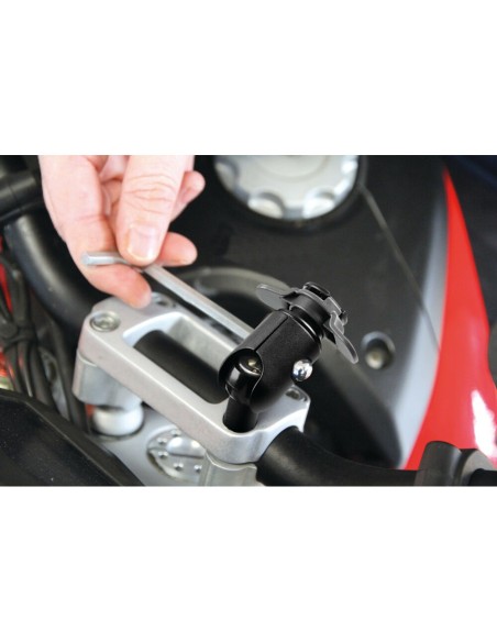 Attacco per custodia smartphone Opti con con vite M8 moto