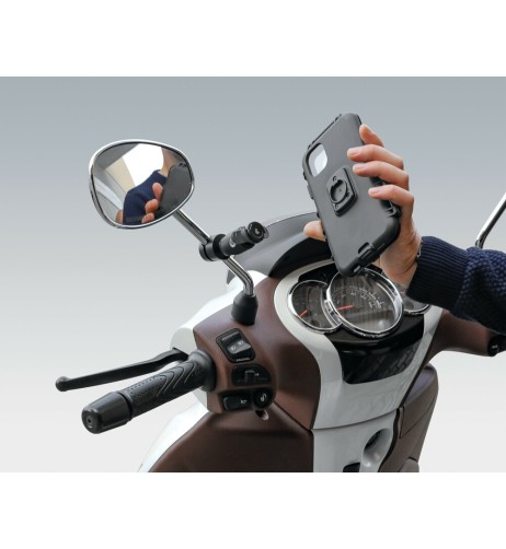 Attacco per custodia smartphone Opti con morsetto diametro 9 14 mm