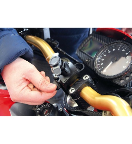 Attacco per custodia smartphone Opti per manubrio