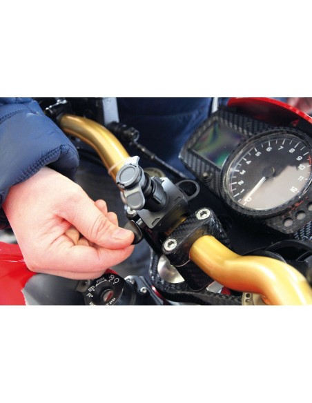 Attacco per custodia smartphone Opti per manubrio