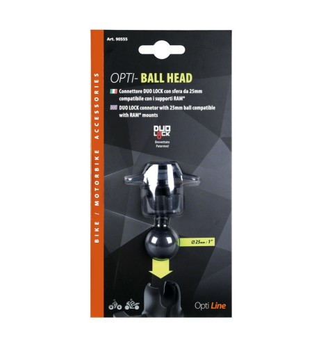 Attacco per supporti RAM sfera 25mm Opti Ball