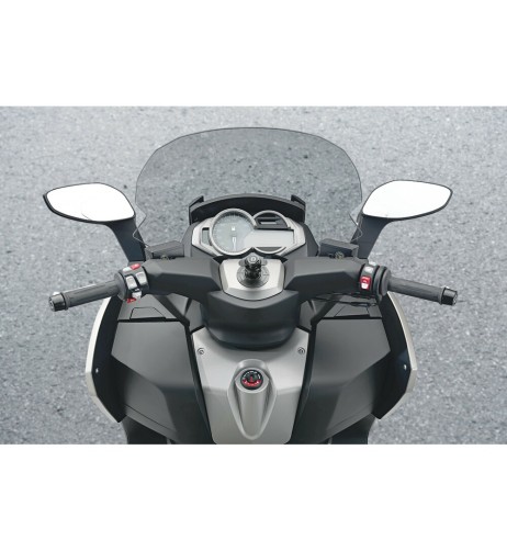 Attacco snodato con fissaggio adesivo per supporti linea Opti