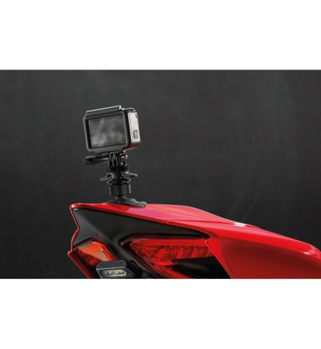 Attacco snodato con fissaggio adesivo per supporti linea Opti