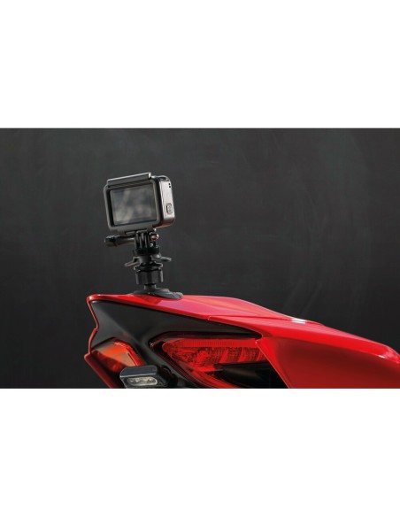 Attacco snodato con fissaggio adesivo per supporti linea Opti