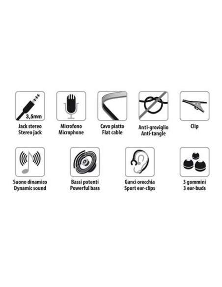 Auricolare Alumix stereo super bass microfono iPhone Smartphone iPad Tabl