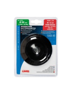 Avvisatore acustico 12V 90mm tono basso omologato 2