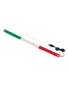 Bandiera luminosa Italia 42 Led USB camion 60cm