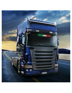 Bandiera luminosa Italia 42 Led USB camion 60cm 2