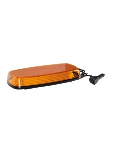Barra lampeggiante LED arancio 7 funzioni 12 24V IP67 magnetica