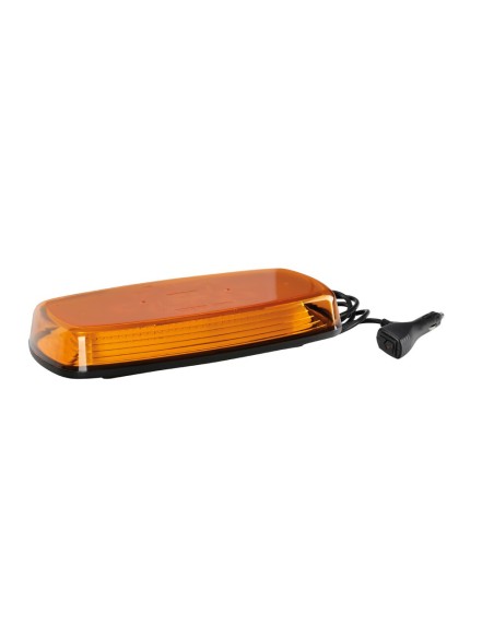 Barra lampeggiante LED arancio 7 funzioni 12 24V IP67 magnetica