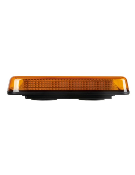 Barra lampeggiante LED arancio 7 funzioni 12 24V IP67 magnetica