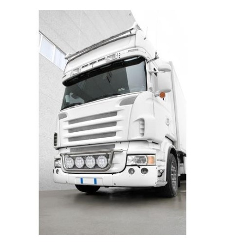 Barra portafari inox frontale camion Type 10 DAF XF 105