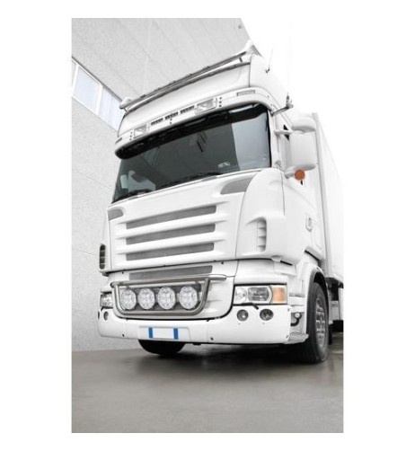 Barra portafari inox frontale camion Type 10 Man TGX dal 2007
