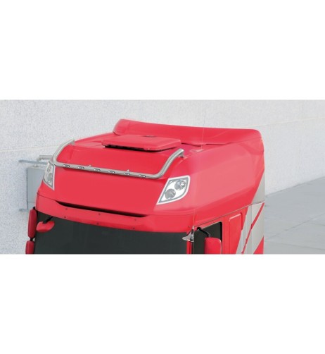 Barra portafari inox tetto camion Type 2 DAF XF 105 106 Super Space