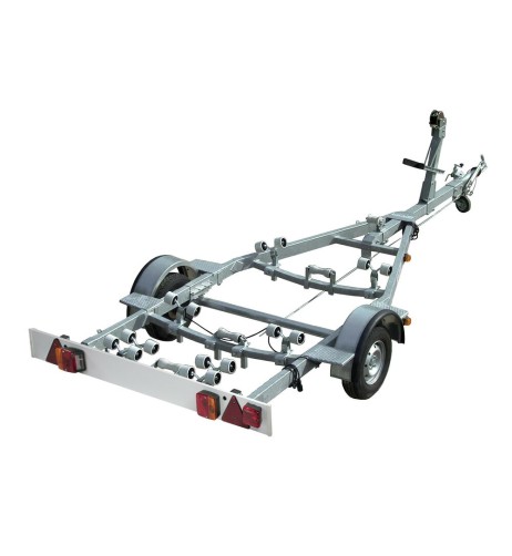 Barra segnaletica posteriore 120cm 12V con portatarga omologata