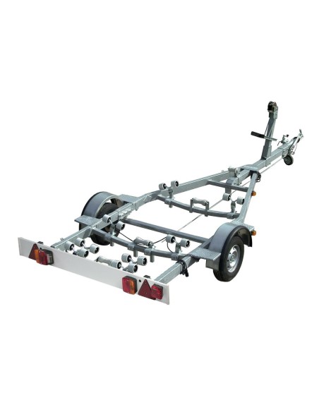 Barra segnaletica posteriore 120cm 12V con portatarga omologata