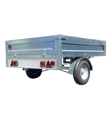 Barra segnaletica posteriore 120cm 12V con portatarga omologata