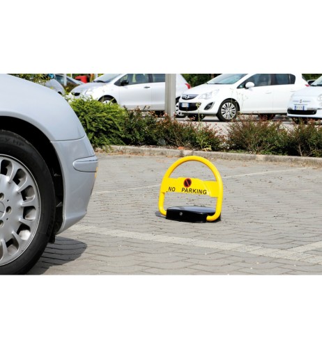 Barriera di parcheggio automatica a batteria con telecomando