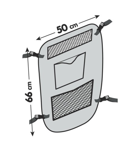 Barriera protezione interna auto divisoria per cani Pet 4