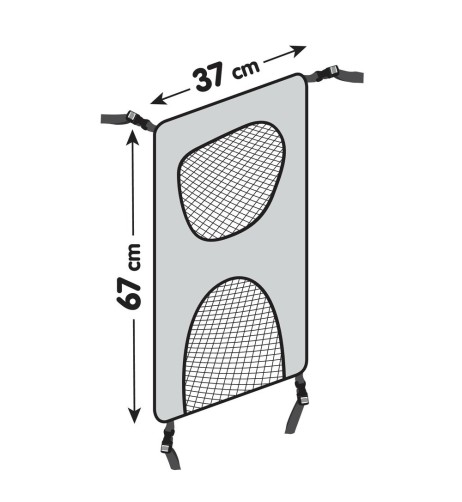 Barriera protezione interna auto divisoria per cani Pet 5