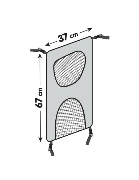 Barriera protezione interna auto divisoria per cani Pet 5