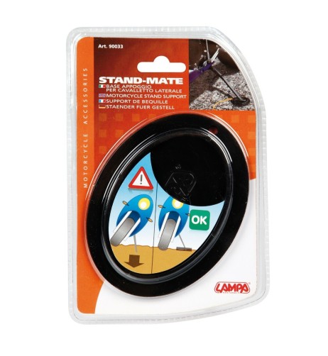 Base appoggio cavalletto moto