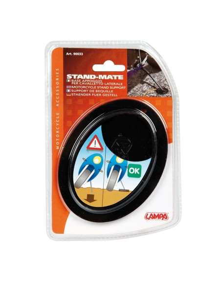 Base appoggio cavalletto moto
