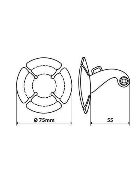 Base di fissaggio adesiva per Action Cam