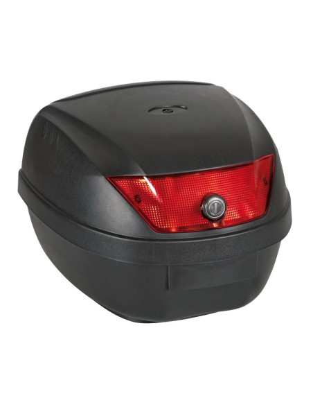 Bauletto posteriore moto scooter 28 litri con piastra di fissaggio