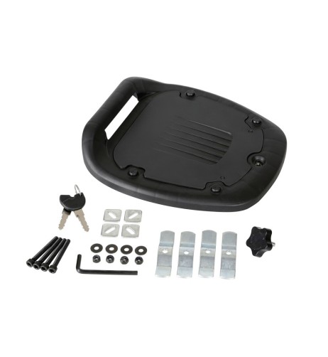 Bauletto posteriore moto scooter 28 litri con piastra di fissaggio