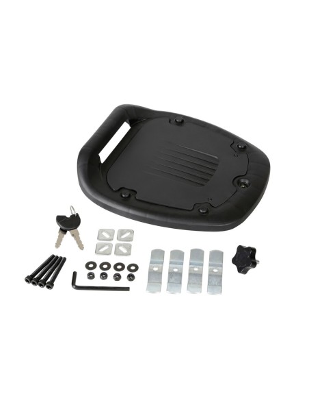 Bauletto posteriore moto scooter 28 litri con piastra di fissaggio