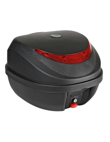 Bauletto posteriore moto scooter 31 litri con piastra di fissaggio