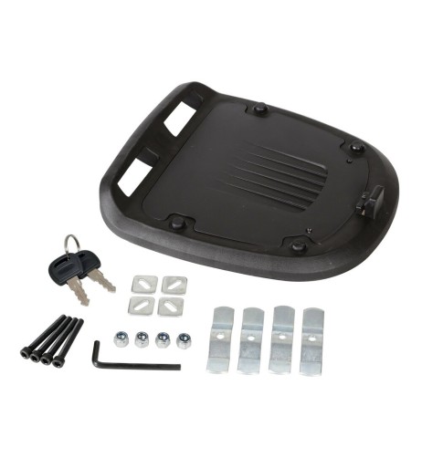 Bauletto posteriore moto scooter 31 litri con piastra di fissaggio