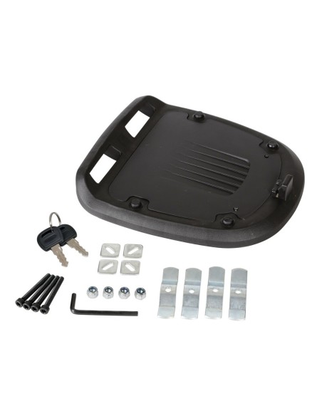 Bauletto posteriore moto scooter 31 litri con piastra di fissaggio
