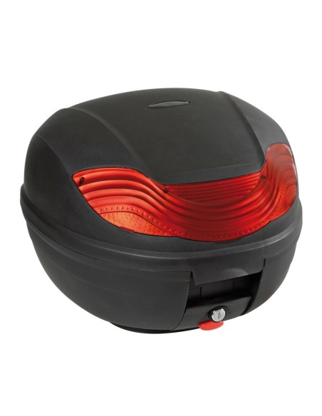Bauletto posteriore moto scooter 32 litri con piastra di fissaggio