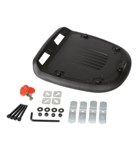 Bauletto posteriore moto scooter 32 litri con piastra di fissaggio