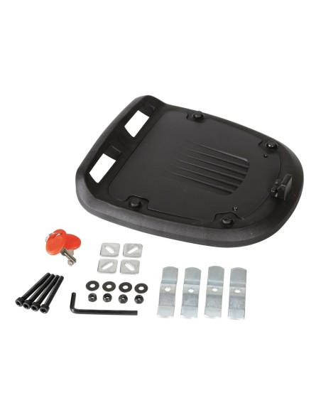 Bauletto posteriore moto scooter 32 litri con piastra di fissaggio