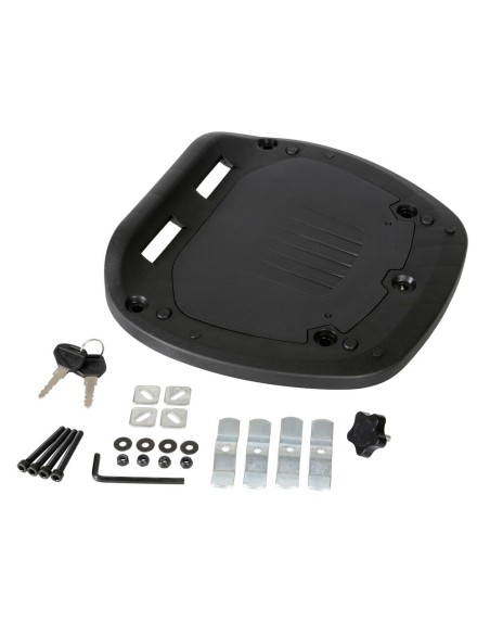 Bauletto posteriore moto scooter 52 litri con piastra di fissaggio